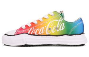 Стильные кроссовки для скейтбординга унисекс с низким верхом желтого/розового/зеленого/белого цвета Mihara Yasuhiro