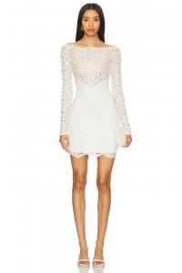 X revolve мини-платье romy от House Of Harlow 1960, white