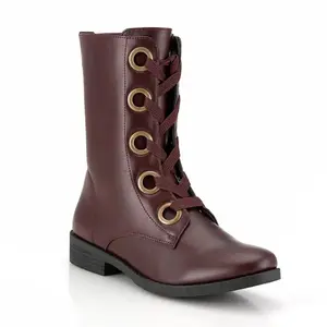 Женские сапоги Charm-508 со средним голенищем Henry Ferrera, цвет burgendy