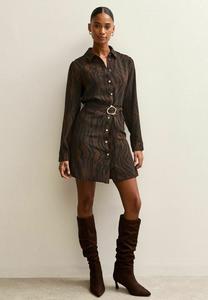 Платье New Look TIGER PRINT BUCKLE DETAIL MINI, Brown Pattern/Brown
