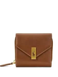 Кошелек с откидным клапаном POLO RALPH LAUREN, коричневый