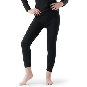 Классические детские термоштаны из мериносовой шерсти. Smartwool, Black