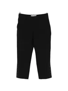 Брюки цвета аква с украшением в виде пуговиц Iro, черный