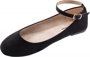 Женские балетки Alpine Swiss Calla с круглым носком и ремешком на щиколотке, плоская подошва, для повседневной носки, легкие и прочные. Для балеток заказывайте на один размер больше, черный