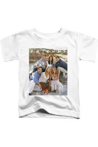 Футболка с коротким рукавом Friends Lifes A Beach для малышей Gildan, белый