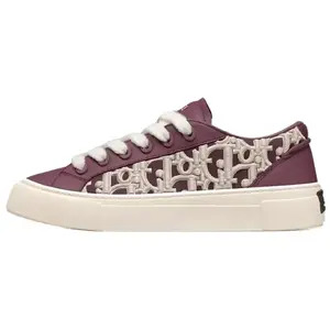 B33 Low top мужские скейтерские кроссовки бордовые DIOR, бордовый