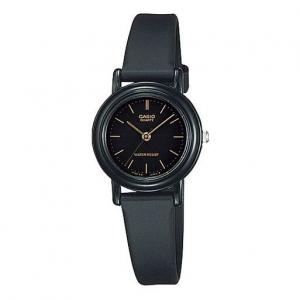 Часы CASIO Stainless Steel Strap Black Analog, черный
