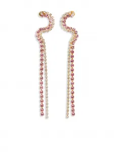Серьги Waterfall PATOU, розовый