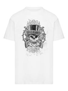 Рубашка F4NT4STIC GunsNRoses Skull And Pistols, белый