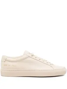 Кожаные кеды на шнуровке Common Projects, нейтральный