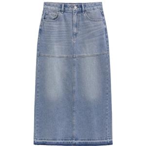 Повседневная длинная юбка женская GAP, Light Washed