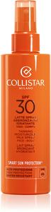 Умный солнцезащитный крем-спрей для загара с увлажняющим эффектом SPF 30 Collistar, 200 мл