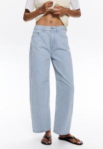 Джинсы свободного кроя STRIPED PULL&BEAR, синий