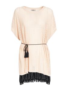 Тонкий вязаный свитер Influencer Sweater Pointelle, бежевый