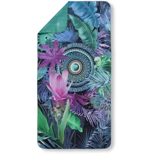 Модное пляжное полотенце Зехра, хлопок, велюр, мягкое, пляж, для взрослых, темное Hip, Multi