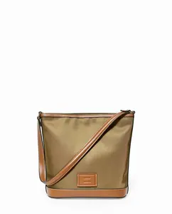 Маленькая нейлоновая сумка-хобо Sfera, хаки