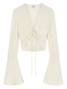 Укороченная блузка Donde Esteban, нейтральный