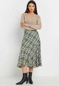 Юбка А-силуэта CHECK TIERED Long Tall Sally, зеленый