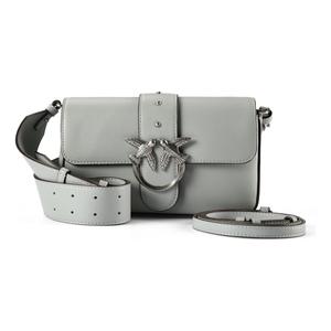 PINKO Сумка через плечо 'Love One' в сером цвете