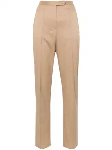 Полосатые брюки строгого кроя STYLAND, нейтральный