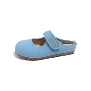 Низкие детские кожаные туфли для детей 3–7 лет TONYBEAR, синий