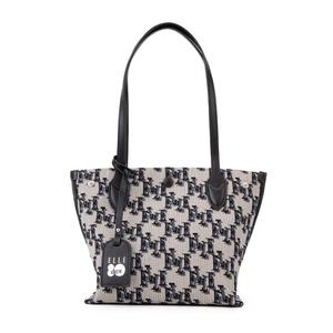 ELLE Тканевая плечевая сумка Medium Women's Black