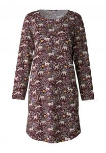 Ночная рубашка AFRICAN DREAMS LANGARM Calida, бордовый