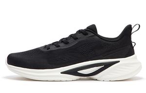 361° Амортизирующие кроссовки с противоскользящими и износостойкими свойствами мужские низкие черно-белые, цвет Black White