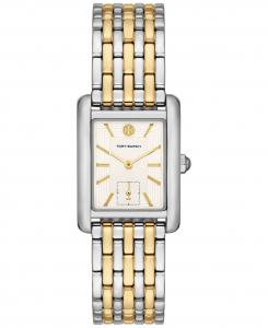 Женские двухцветные часы-браслет The Eleanor из нержавеющей стали, 25 мм Tory Burch