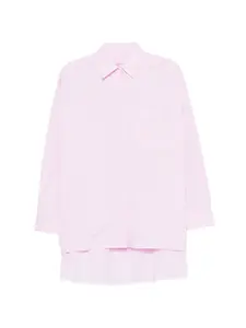 Рубашка в полоску с нагрудным карманом Cuantico, розовый