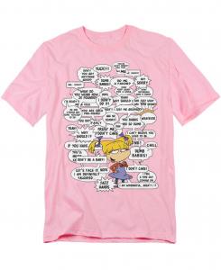 Мужская футболка Angelica с известными цитатами Overload Rugrats, Pink