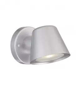 Светодиодный настенный светильник с коротким конусом – современный настенный светильник для любой комнаты Slickblue, silver