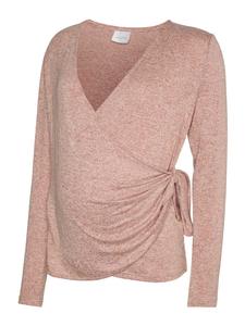 MAMALICIOUS Лонгслив в красно-мраморном цвете