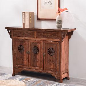 Mikemijia Комод 115х38х80 см для гостиной из массива дерева в китайском стиле, бамбуковые соединения