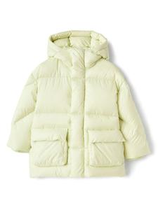 Il Gufo стеганое пальто с капюшоном, зеленый