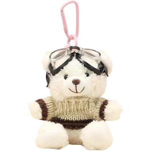 Whoops Плюшевый кулон Cream Puff Beige Bear высотой 14 см