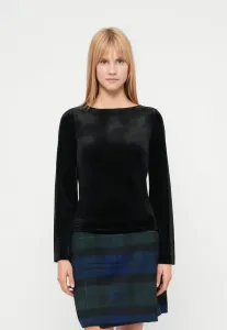 Топ с длинными рукавами и вырезом-лодочкой и рукавами-колоколами Gap, Black