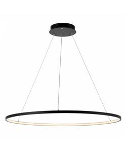 Встроенная светодиодная люстра Circulo Round Modern Contemporary Jonathan Y, черный