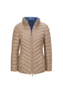 Короткий размер: легкая стеганая куртка из немнущейся ткани. Goldner, мультиколор