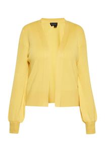 Вязаный кардиган Naemi, светло-желтого