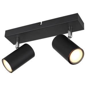 Потолочный светильник Globo Lighting Robby Typ A, утюг - 2-х ламповый - черный