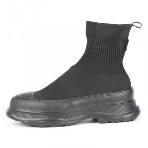 Тайские Пойнты Дышащие Высокие Кроссовки для Скейтбординга Мужские, Черно-Белые