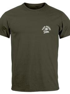 Рубашка Neverless Two Beers only, зеленый