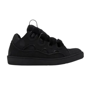 Кроссовки Lanvin Curb Sneakers Metallic Effect - Black, черный