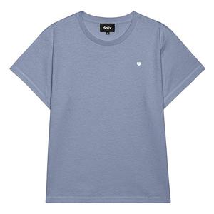 Женская футболка с сердечком, легкая, с высокой талией Dalix, Blue Haze