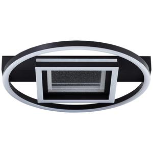 Светодиодный потолочный светильник 37/6/37 см Brilliant, черный