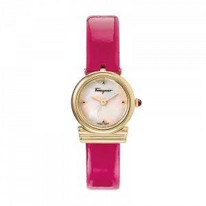 Женские часы Ferragamo, розово-красный