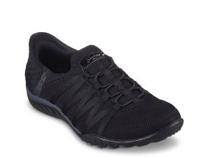 Слипоны Skechers Breathe Easy Roll-With-Me, черный