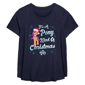Футболка Plus size Pinkie Pie It's a Pony Kind of Christmas My Little Pony