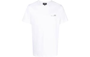Футболка A.P.C с принтом логотипа, белая
